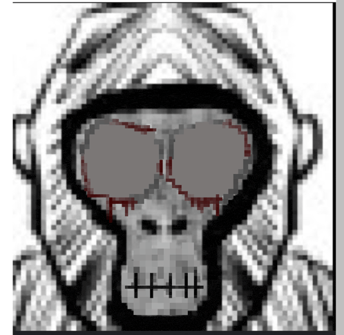 Gorilla Tag Horror Face Clouds Gorilla Horror Meme GIF