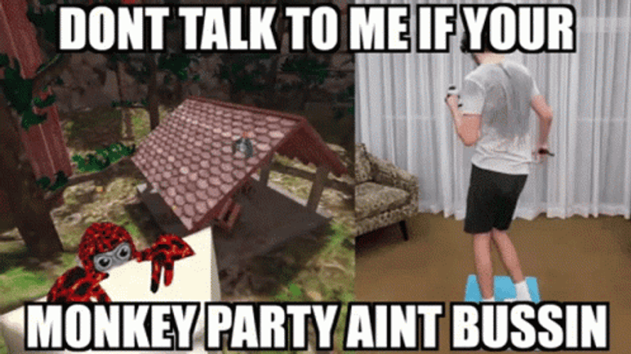 Gorilla Tag Party Are Not Bussin GIF