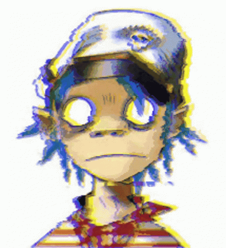 Gorillaz Glitch Effect GIF