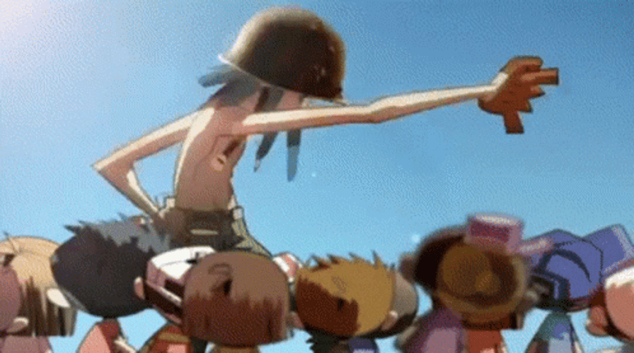 Gorillaz Cheering People Dancing GIF