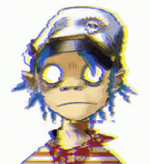 Gorillaz Glitch Effect GIF
