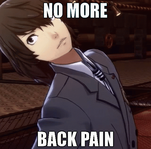 Goro Akechi I Need A Backiotomy GIF