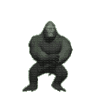 Gorrila Dancing Sticker GIF