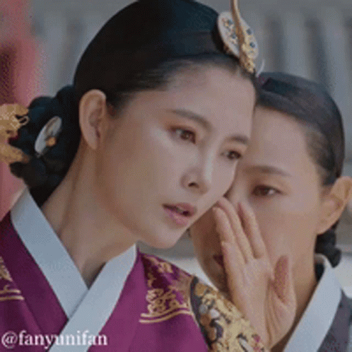 Queen Hears Gossip GIF