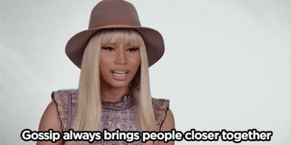 Gossip Brings People Closer Together GIF