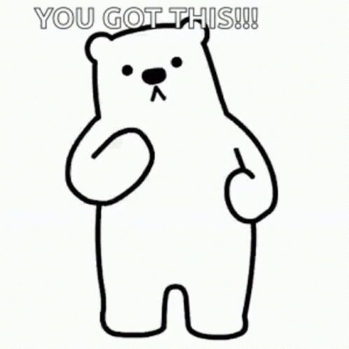 Animated Polar Bear Got It While Dancing GIF
