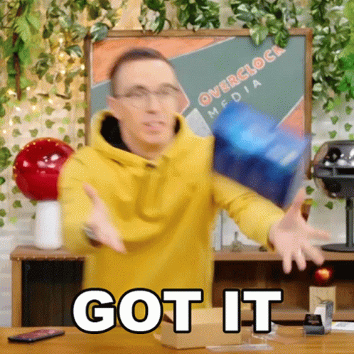 Austin Evans Catching Box Saying Got It GIF