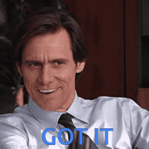 Got It Jim Carrey Salute Then Points GIF