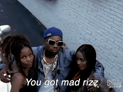 Got Mad Rizz Cuddling Hot Ladies GIF