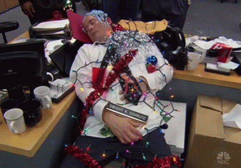 Got Wasted After Christmas Party GIF