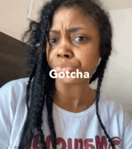 Woman Funny Face Nodding Gotcha GIF