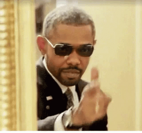 Man Glasses Finger Gun Gotcha GIF