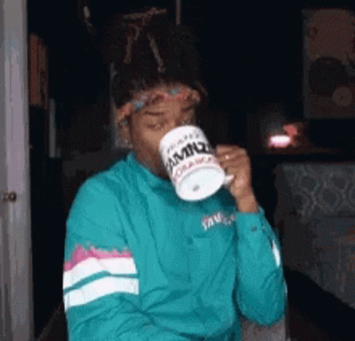 Gotdamnz Drinking The Tea GIF