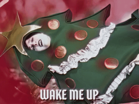 Goth Christmas Tree GIF