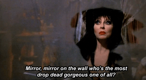 Goth Elvira Mistress Of The Dark GIF