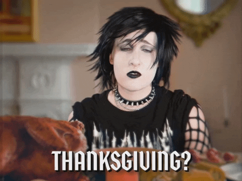 Goth Thanks For Nothing GIF