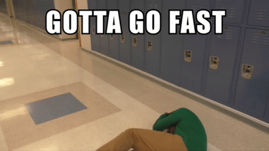 Gotta Go Fast GIF