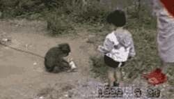 Gotta Kick It Up Baby Monkey GIF