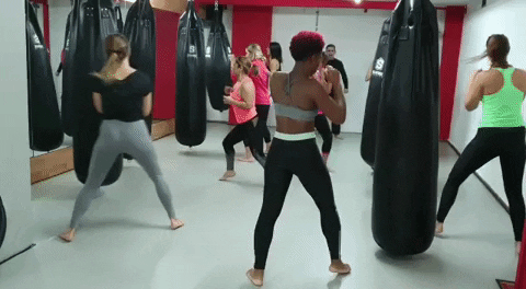 Gotta Kick It Up The Punching Bag Ladies GIF