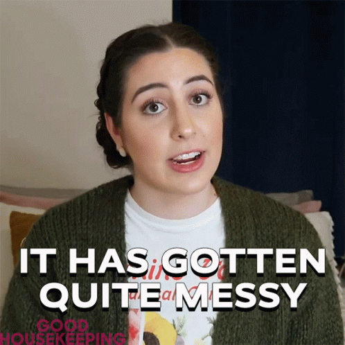 Gotten Quite Messy Lauren Dethomasis GIF