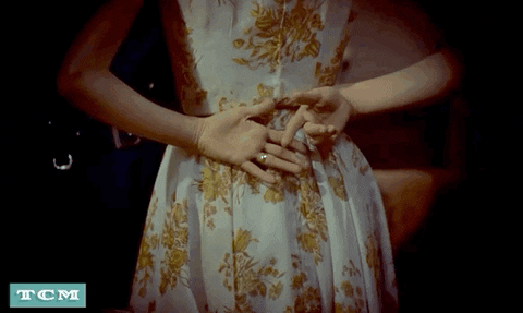 Grace Kelly Fidgeting Fingers GIF