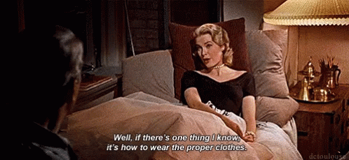 Grace Kelly Lying In Bed GIF