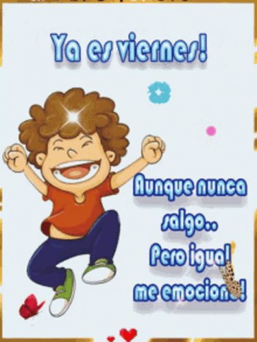 Gracias A Dios Es Viernes 375 X 498 Gif GIF