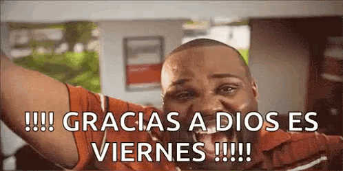 Gracias A Dios Es Viernes 498 X 249 Gif GIF