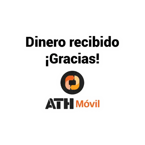 Gracias Dinero Recibido Sign