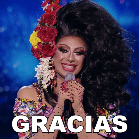 Gracias Pretty Drag Queen GIF
