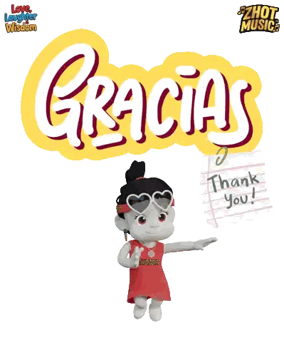 Gracias Sign with Note