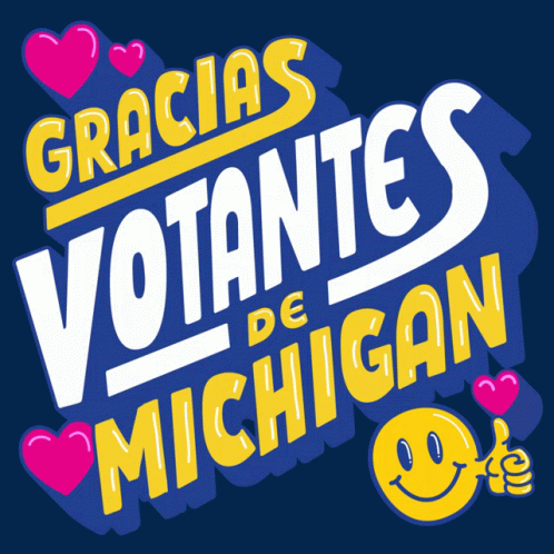 Gracias Votantes de Michigan Poster