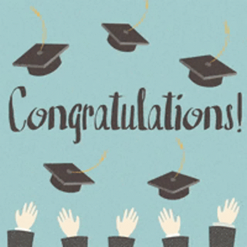 Graduates Throwing Caps In Air GIF