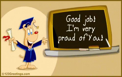 Graduating Student And Congratulations Greeting GIF
