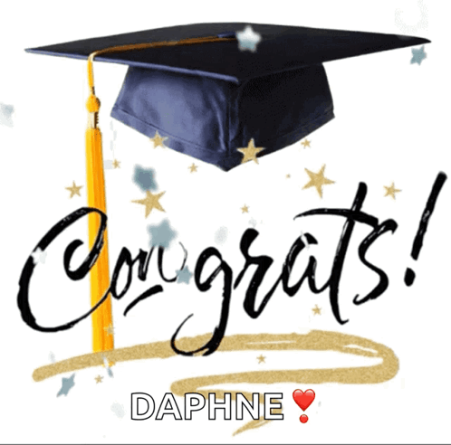 Graduation Cap With Congratulations GIF