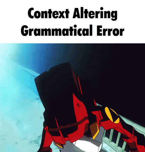 Grammatical Error Neon Genesis Evangelion GIF