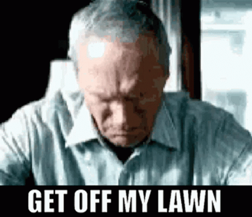 Gran Torino Clint Eastwood Warning About His Lawn GIF