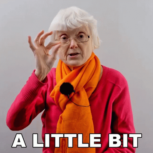 Grand Mother Just A Little GIF