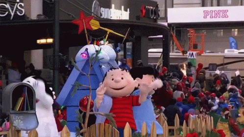 Grand Parade Peanuts Snoopy Thanksgiving GIF
