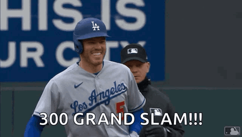 Grand Slam Freddie Freeman GIF