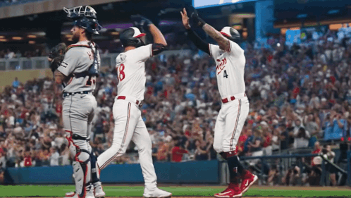 Grand Slam Players High Five GIF