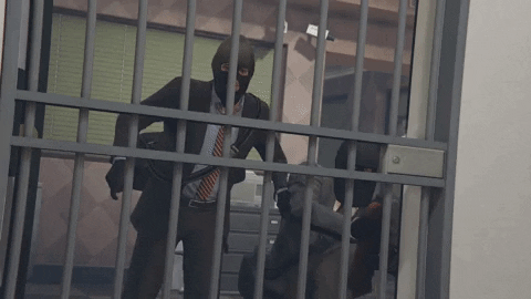 Grand Theft Auto Kicking The Gate GIF