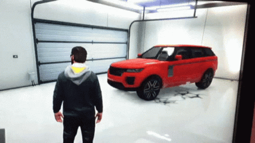 Grand Theft Auto Range Rover GIF