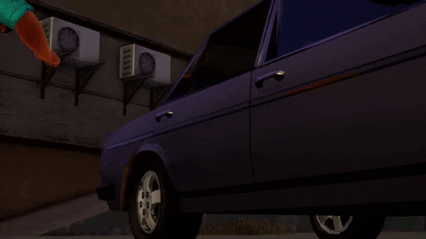 Grand Theft Auto Tommy Jumped Car GIF