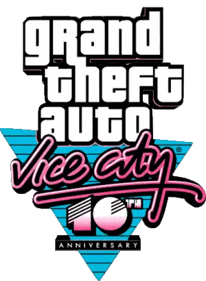 Grand Theft Auto Vice City 10th Anniversary Logo