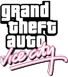 Grand Theft Auto Vice City Logo Pink and Black