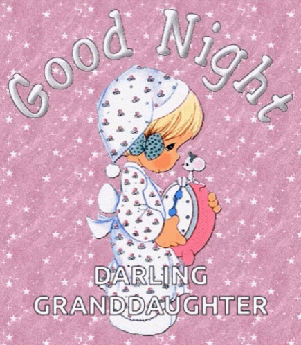 Granddaughter Time To Bed Buona Notte GIF