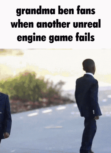 Grandma Ben Fans Another Unreal Engine Game Fails GIF