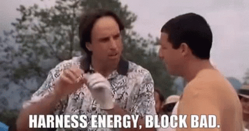 Grandmas Boy Harness Energy Block Bad GIF