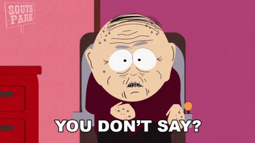 Grandpa Marsh Says You Dont Say That GIF